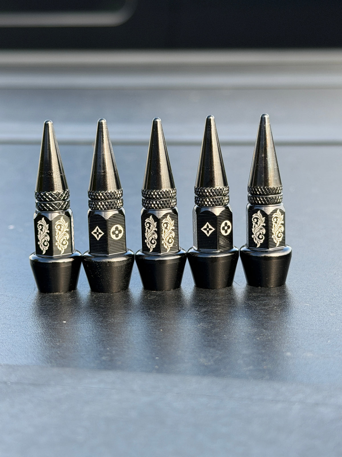 Custom Engraved Valve Stem Caps (4 pack)