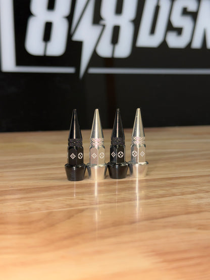 Custom Engraved Valve Stem Caps (4 pack)
