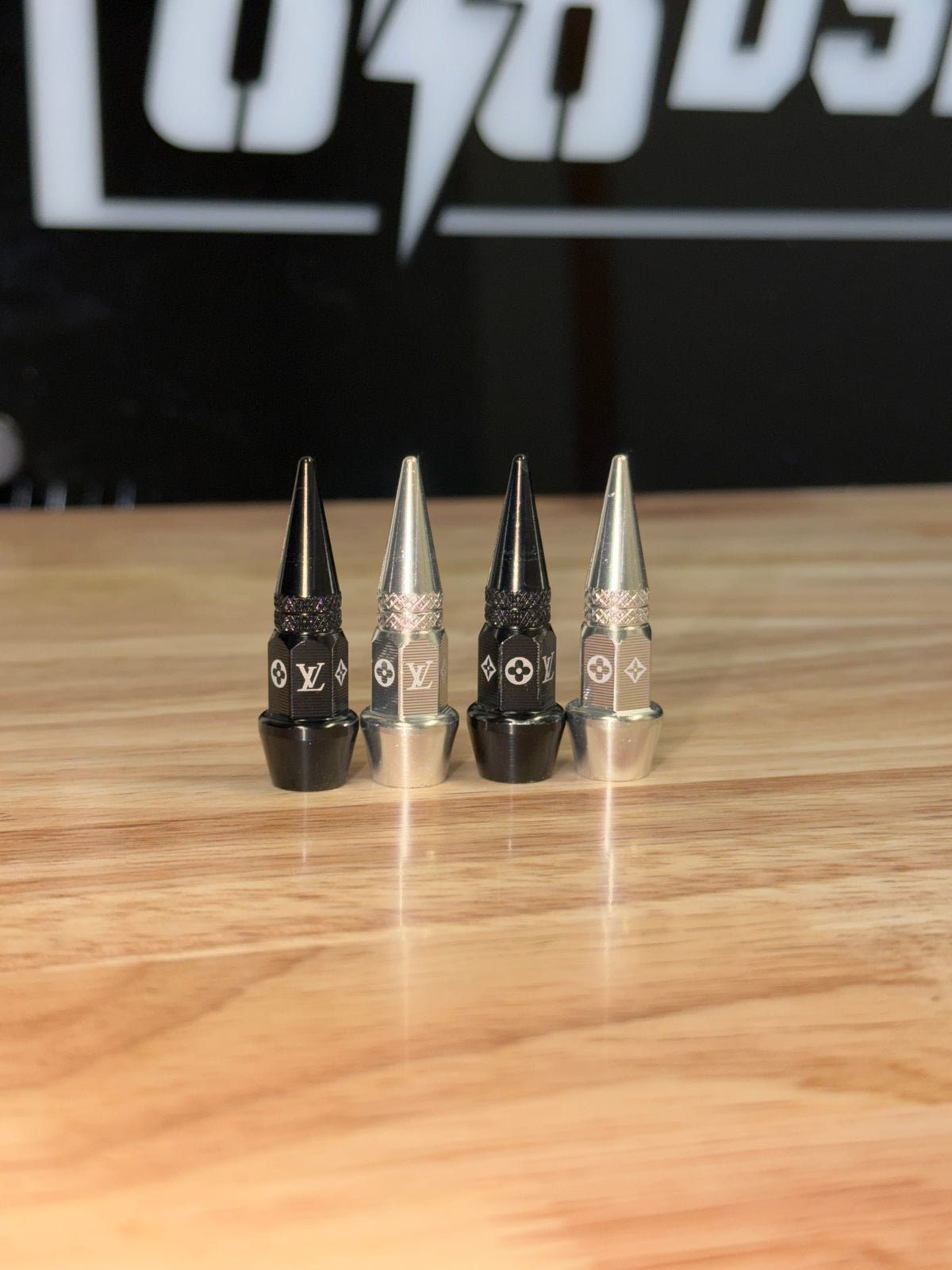 Custom Engraved Valve Stem Caps (4 pack)