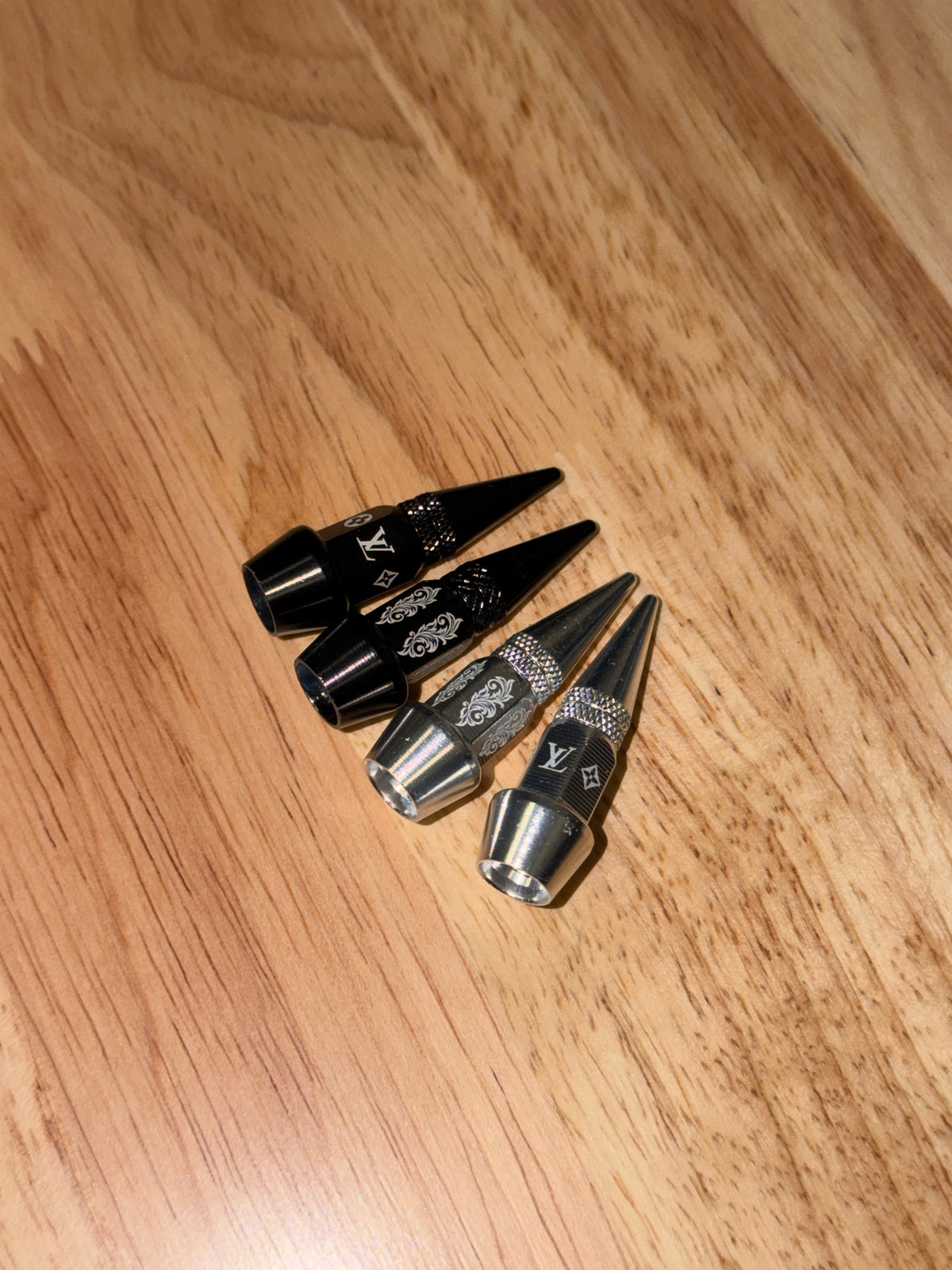 Custom Engraved Valve Stem Caps (4 pack)