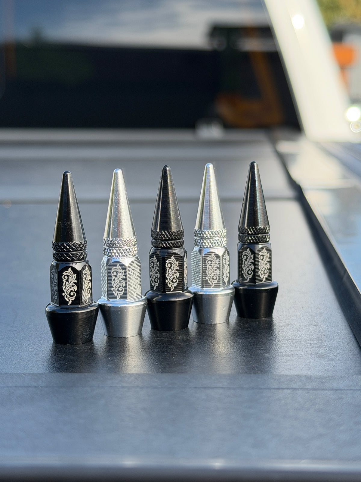 Custom Engraved Valve Stem Caps (4 pack)